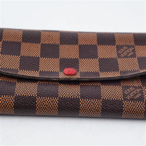 louis vuitton emilie wallet damier review